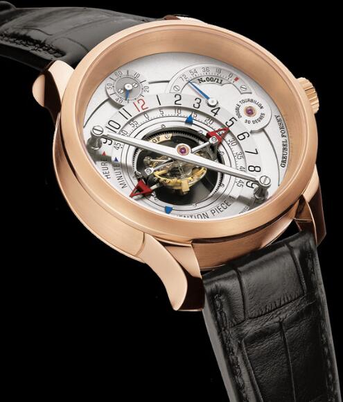 Greubel Forsey Invention Piece 1 Red Gold White Dial replica watch